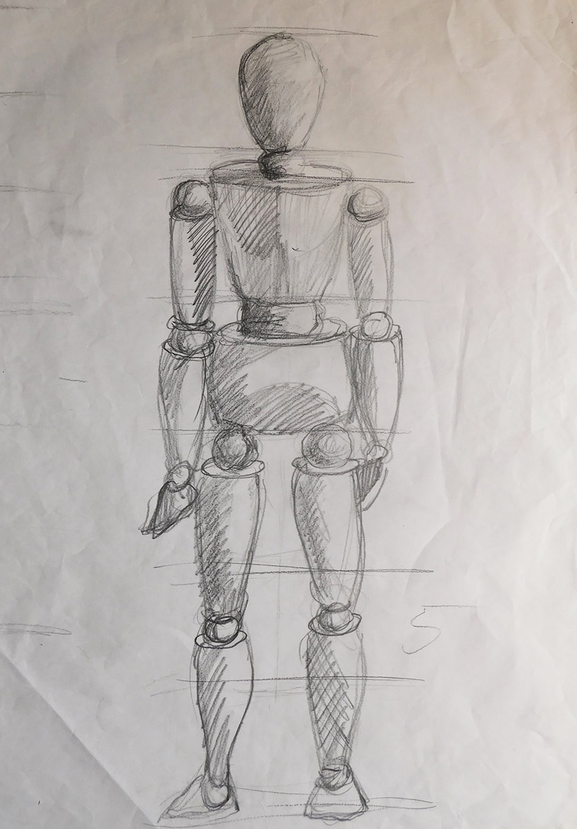 Figure Drawing Lessons 5/8 - Drawing The Manikin (Mannequin